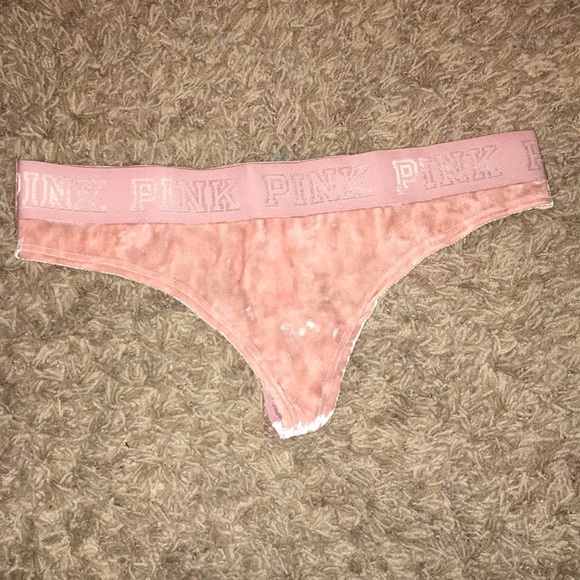 PINK velvet thongs! - Picture 3 of 6